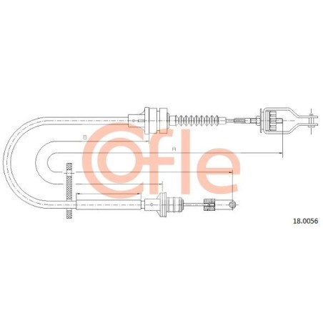 Ντίζα, μηχανισμός συμπλέκτη COFLE 18.0056