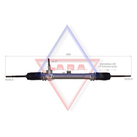 Steering Gear LA.R.A. 190037