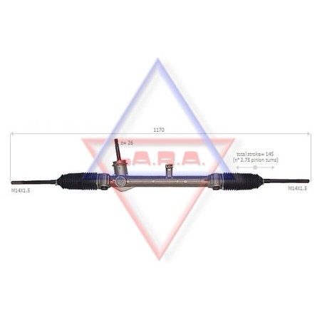 Steering Gear LA.R.A. 190044