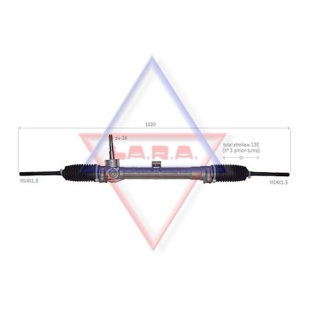 Steering Gear LA.R.A. 190046