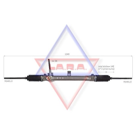 Steering Gear LA.R.A. 190048