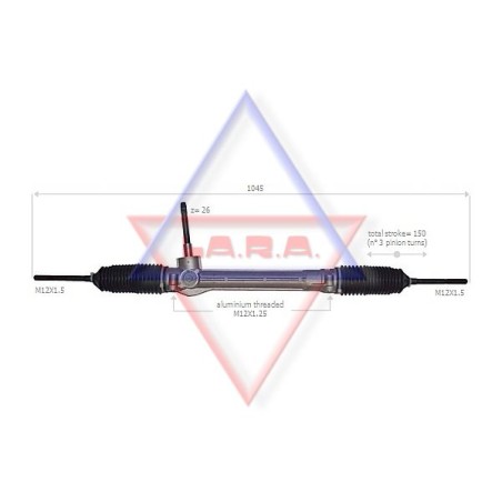 Steering Gear LA.R.A. 190052