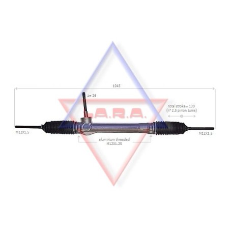 Steering Gear LA.R.A. 190057