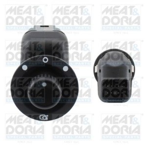 Switch, exterior rearview mirror adjustment MEAT & DORIA 206136