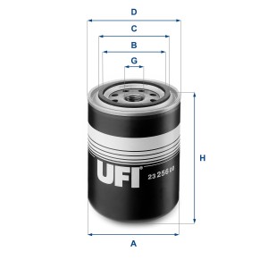 Oil Filter UFI 23.256.00