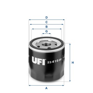 Φίλτρο λαδιού UFI 23.416.00