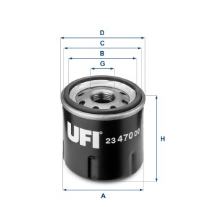 Φίλτρο λαδιού UFI 23.470.00