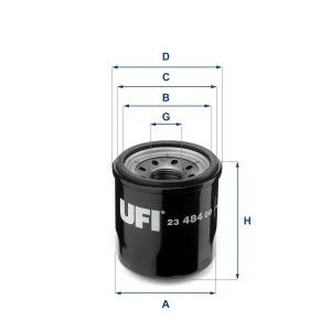 Φίλτρο λαδιού UFI 23.484.00