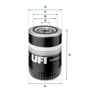 Φίλτρο λαδιού UFI 23.546.00