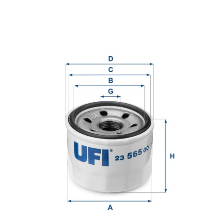 Oil Filter UFI 23.565.00