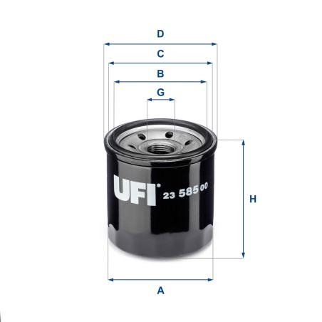 Oil Filter UFI 23.585.00