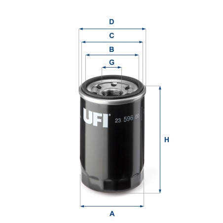 Φίλτρο λαδιού UFI 23.596.00