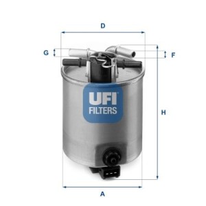 Φίλτρο καυσίμου UFI 24.025.01