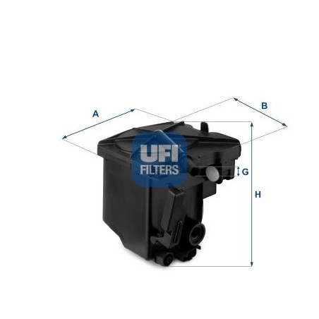 Φίλτρο καυσίμου UFI 24.027.00