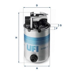 Φίλτρο καυσίμου UFI 24.095.01