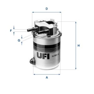 Fuel Filter UFI 24.095.04