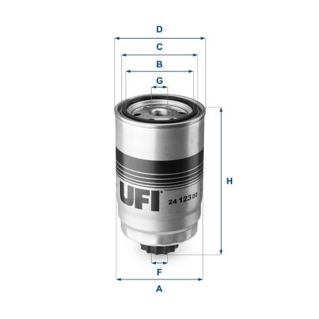 Fuel Filter UFI 24.123.00