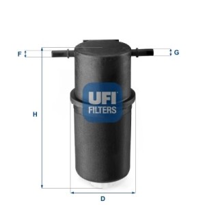 Φίλτρο καυσίμου UFI 24.144.00