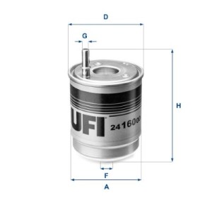 Fuel Filter UFI 24.160.00