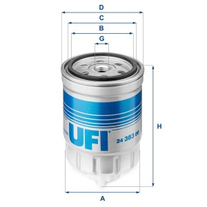Fuel Filter UFI 24.383.00