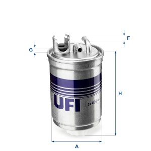 Φίλτρο καυσίμου UFI 24.400.00