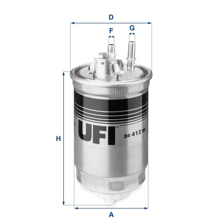 Φίλτρο καυσίμου UFI 24.412.00