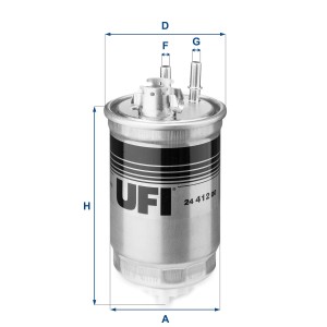 Φίλτρο καυσίμου UFI 24.412.00