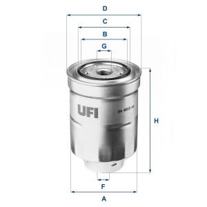Φίλτρο καυσίμου UFI 24.465.00