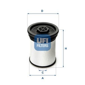 Φίλτρο καυσίμου UFI 26.019.01