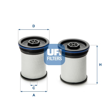 Φίλτρο καυσίμου UFI 26.047.00