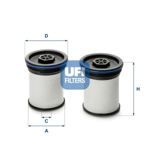 Φίλτρο καυσίμου UFI 26.047.00