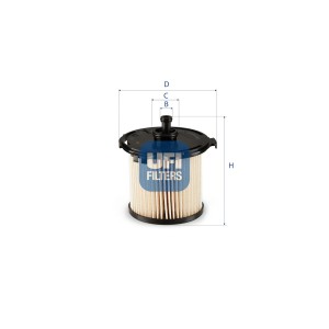 Fuel Filter UFI 26.074.00