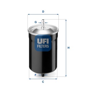 Fuel Filter UFI 31.500.00