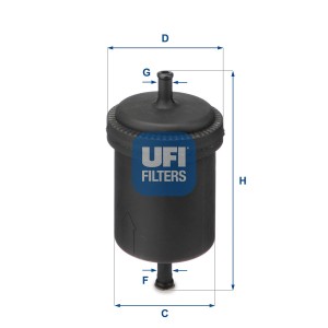 Φίλτρο καυσίμου UFI 31.512.00