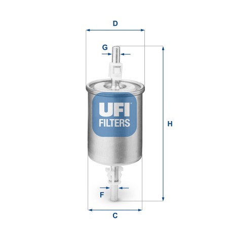 Φίλτρο καυσίμου UFI 31.515.00