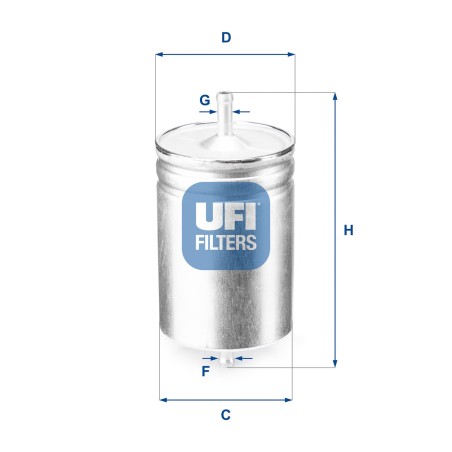 Φίλτρο καυσίμου UFI 31.583.00