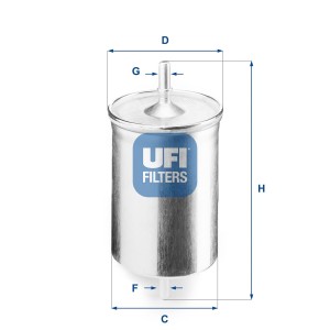Φίλτρο καυσίμου UFI 31.718.00
