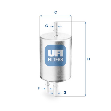 Φίλτρο καυσίμου UFI 31.831.00