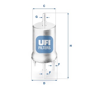 Fuel Filter UFI 31.832.00