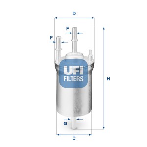 Φίλτρο καυσίμου UFI 31.833.00