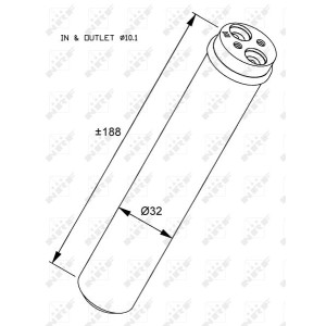 Dryer, air conditioning NRF 33284