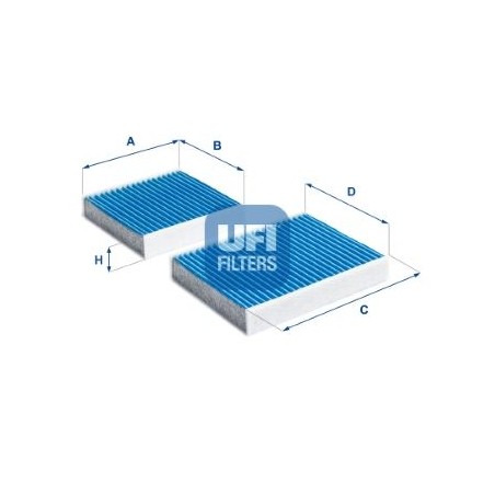 Filter, cabin air UFI 34.164.00