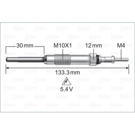 Glow Plug VALEO 345243