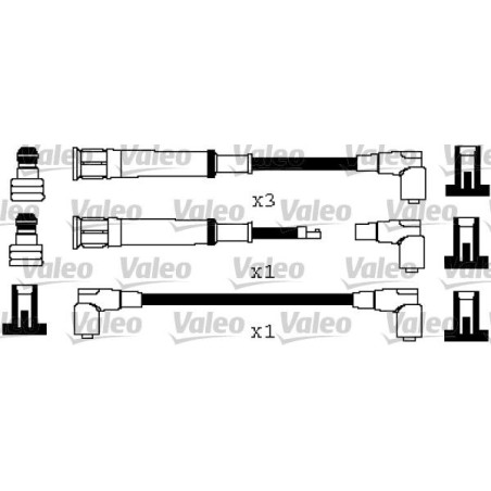 Σετ καλωδίων υψηλής τάσης VALEO 346577