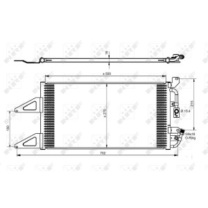 Condenser, air conditioning NRF 35489