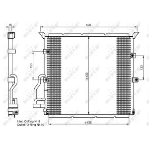 Condenser, air conditioning NRF 35586