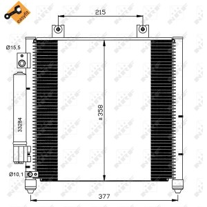 Condenser, air conditioning NRF 35637
