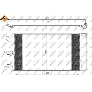Condenser, air conditioning NRF 35883