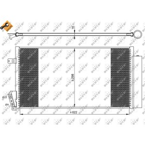 Condenser, air conditioning NRF 35940