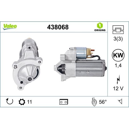Μίζα VALEO 438068
